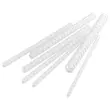 100 Reliures rondes en plastique 21 anneaux - &Oslash; 19 mm - Blanc - Access 