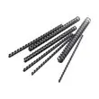 50 Reliures rondes en plastique - 21 anneaux - &Oslash; 28 mm - Noir - Access 
