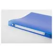 Classeur translucide coloré 4 anneaux, dos 2 cm - Bleu - FIDUCIAL
