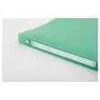 Classeur translucide coloré 4 anneaux, dos 2 cm - Vert - FIDUCIAL