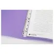 Classeur translucide color&eacute; 4 anneaux, dos 2 cm - Violet - FIDUCIAL 