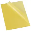 100 Pochettes coins en polypropylène 11/100e Jaune - Fiducial