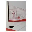10 Boîtes à archives - Dos 10 cm - Rouge - FIDUCIAL