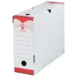 10 Boîtes à archives - Dos 10 cm - Rouge - FIDUCIAL