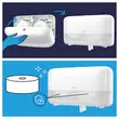 Distributeur double pour papier toilette Mid-Size sans mandrin - TORK
