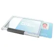 10 Porte cartes PUSHBOX mono 54 x 87 mm 