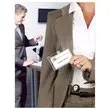 10 Porte-badges securit&eacute; 2 cartes -  9x5,4 cm avec enrouleur 