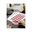 240 Étiquettes pour badges 7,5 x 4 cm 190 gr