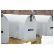 Ruban D1 Durable - Texte blanc sur fond noir - 12 mm x 3 m - Dymo