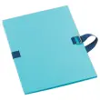 Chemise extensible à rabat et sangle - bleu - FIDUCIAL