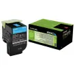 Toner 802 80C2XC0 haute capacité - Cyan - Lexmark