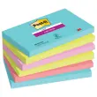 6 Blocs-notes repositionnables Super Sticky - Cosmic - 7,6 x 12,7 cm - 90 feuilles - POST-IT 