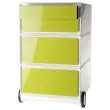 Caisson mobile EASYBOX 2 tiroirs et 2 plumiers anis