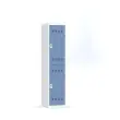 Vestiaire 2 cases - 180 x 40 cm - Gris/bleu - VINCO INDUSTRIES 