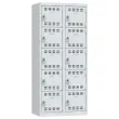 Vestiaire multicases - 2 colonnes de 5 cases - 180 x 80 cm - Gris - VINCO INDUSTRIES