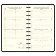 Agenda semainier Swan - 9x16cm - Bleu pétrole - Janvier à décembre - EXACOMPTA