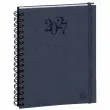Agenda J/D journalier Exacompta Napura - 18x22,5 cm - Bleu