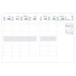 Agenda semainier - 16x24 cm - Décembre à décembre - Anthracite