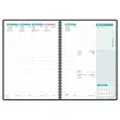 Agenda semainier Flowers - 15x21cm - Rose - Janvier à décembre - OXFORD