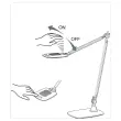 Lampe de bureau LED DUKE 10W grise