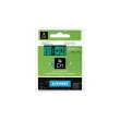 Ruban pour titreuse DYMO D1 9mm Noir/Vert