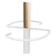 Portemanteau ACCES - 6 patères - Blanc / hêtre - UNILUX