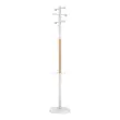 Portemanteau ACCES - 6 patères - Blanc / hêtre - UNILUX
