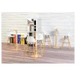 Table haute WOODY ronde 60 cm - Blanc 