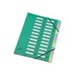 Trieur extensible FIDUCIAL carte lustr&eacute;e- 24 compartiments 