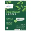 100 Planches d'&eacute;tiquettes laser AVERY 63,5x33,9 mm soit 2400 &eacute;tiq/bo&icirc;te 