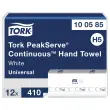 12 Essuie-mains continus H5 - Blanc - TORK