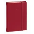 Agenda semainier  Silk - 16x24cm - Rouge - Janvier &agrave; d&eacute;cembre - QUO VADIS 