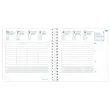 Agenda semainier Time Life - 16x16 cm - Kaki - Janvier à décembre - QUO VADIS