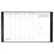 Agenda semainier  Club - 21x27cm - Noir - Janvier &agrave; d&eacute;cembre - QUO VADIS 