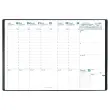 Agenda semainier Consul - 21x29,7cm - Noir - Janvier à décembre - QUO VADIS