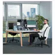 Si&egrave;ge NAVIGO synchrone coque blanche -tissu noir mont&eacute; 