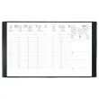 Agenda semainier Classique - 21x27 cm - Noir - Août 2026 à juillet 2027