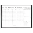 Agenda semainier - 18 x 24 cm - Septembre à Décembre - Noir - QUO VADIS