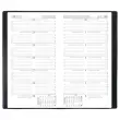 Agenda Quinzainier 17 - 8,8x17cm - Noir - Janvier à décembre
