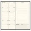 Agenda semainier Espace 17 -9x17,5 cm - Noir - Janvier à décembre - EXACOMPTA