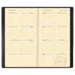 Agenda semainier  Planorizon -8,8x17cm - Noir - Janvier &agrave; d&eacute;cembre - QUO VADIS 