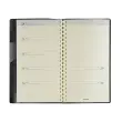 Agenda semainier Notaplan - 9x16 cm - Noir - Janvier à décembre - BREPOLS
