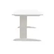 Bureau BUENOS AIRES - Plateau blanc et pieds alu - 160x80 cm - FIDUCIAL OFFICE SOLUTIONS