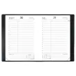 Agenda journalier  ABP1 - 13x21 cm - Noir - Janvier &agrave; d&eacute;cembre - QUO VADIS 