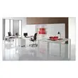 Bureau BRUXELLES 120 x 80 blanc - pieds blancs
