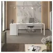 Bureau BRUXELLES 120 x 80 blanc - pieds blancs