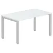 Bureau BRUXELLES 140 x 80 gris - piedsaluminium 
