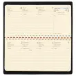 Agenda semainier  Planital - 17x8,8 cm - Noir - Janvier &agrave; d&eacute;cembre - QUO VADIS 