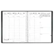 Agenda semainier Planning Président - 21 x 27cm - Noir - Septembre 2026 à septembre 2027 - Quo Vadis