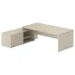 Bureau BOGOTA avec crédence à gauche acacia
